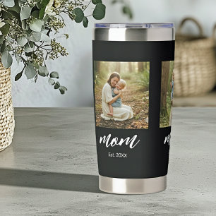 Mama hat modernes Skript 3 Foto Thermobecher