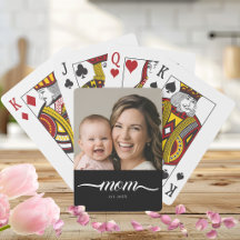 Mama hat modernes Skript-Foto individuell gestalte