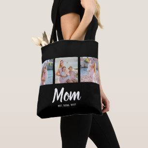Mama hat modernes Skript Schwarz 3 Foto eingericht Tasche