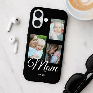 Mama hat modernes Skript Schwarz 3 Foto iPhone 16 Hülle