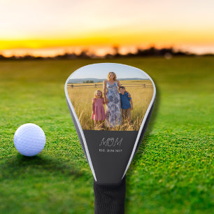 Mama hat modernes Skriptfoto eingerichtet  Golf Headcover