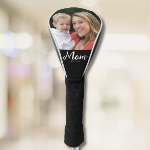 Mama hat modernes Skriptfoto eingerichtet Golf Headcover