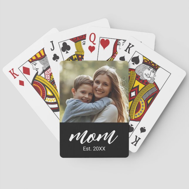 Mama hat Muttertag etabliert Spielkarten (Rückseite)