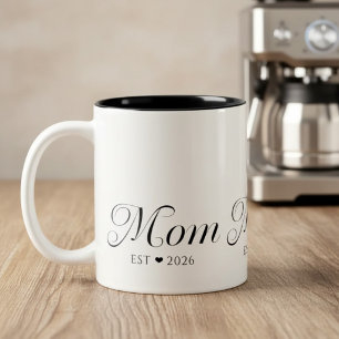 Mama hat neue Mama-Geschenke etabliert Zweifarbige Tasse