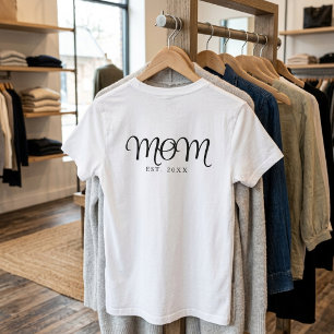 Mama hat neues Mama-Geschenk in schwarzer Schrift T-Shirt