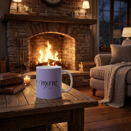 Mama hat neues Mama-Geschenk mit schwarzem Schrift Kaffeetasse