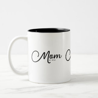Mama hat neues Mama-Geschenk Zwei-Töne-Kaffeetasse Zweifarbige Tasse
