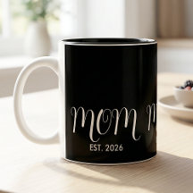 Mama hat Schwarz Schriftzug Neues Mama-Geschenk ei