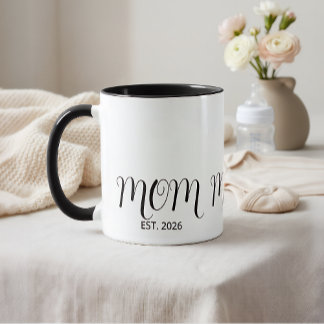 Mama hat schwarze Schrift neu Mama Geschenk einger Tasse