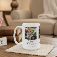 Mama hat Skript 3 Foto Weiß eingerichtet