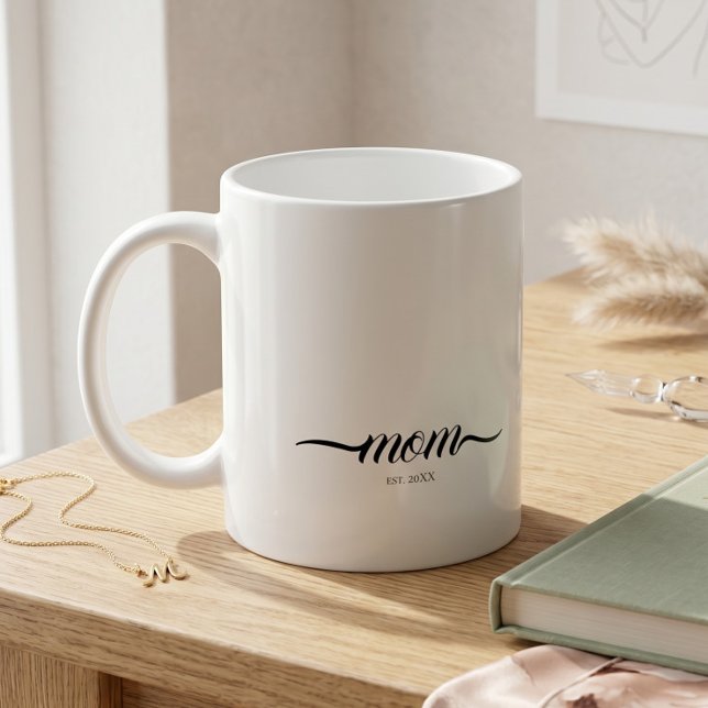 Mama hat Skript benutzerdefiniertes Jahr Mutter ei Kaffeetasse (Von Creator hochgeladen)