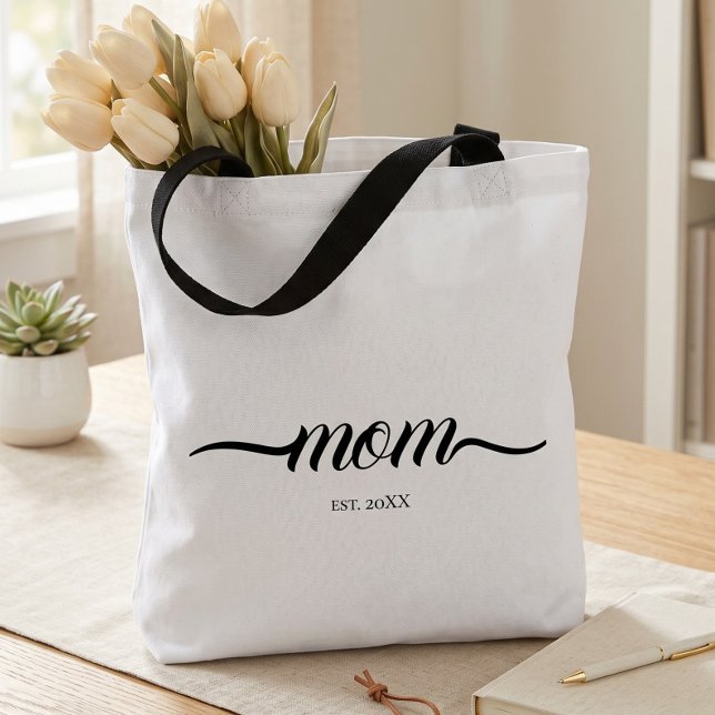 Mama hat Skript benutzerdefiniertes Jahr Mutter ei Tasche (Von Creator hochgeladen)