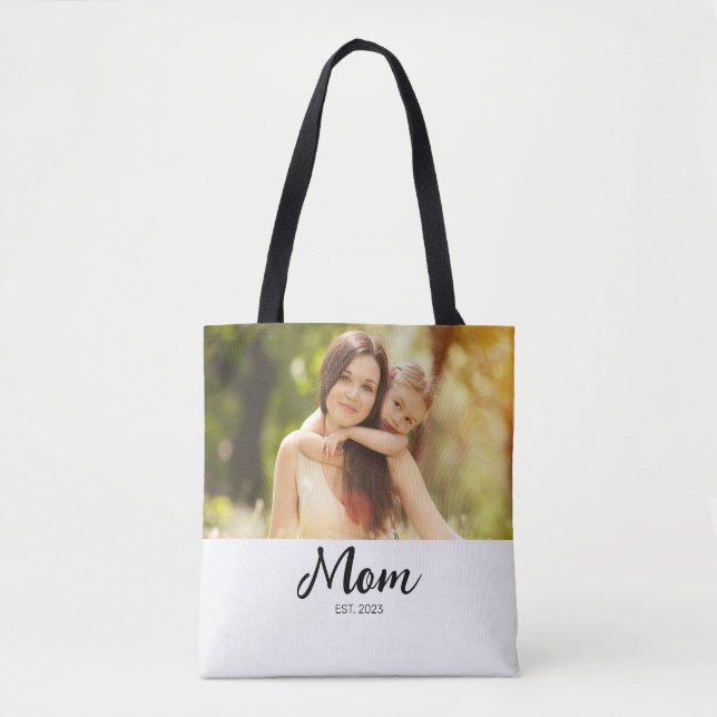 Mama hat Skript Foto erstellt  Tasche (Vorderseite)