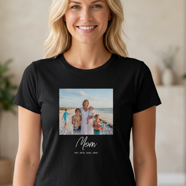 Mama hat Skript Foto T-Shirt (Von Creator hochgeladen)