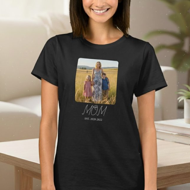 Mama hat Skript Foto T-Shirt (Von Creator hochgeladen)
