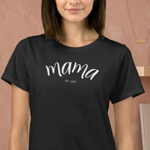 Mama hat Skript Minimalistisches Jahr Neu Mama ein T-Shirt