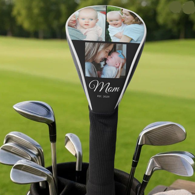 *Mama hat Skript Schwarz 3 Foto-Geschenk Pickleball Schläger (Von Creator hochgeladen)