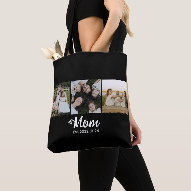 Mama hat Skript Schwarz 3 Foto Tasche (Von Nahem)
