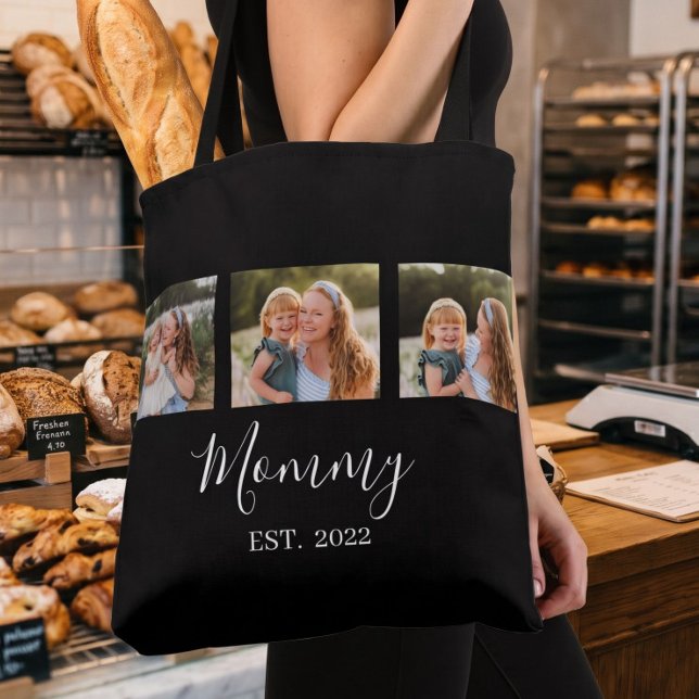 Mama hat Skript Schwarz 3 Foto Tasche (Von Creator hochgeladen)