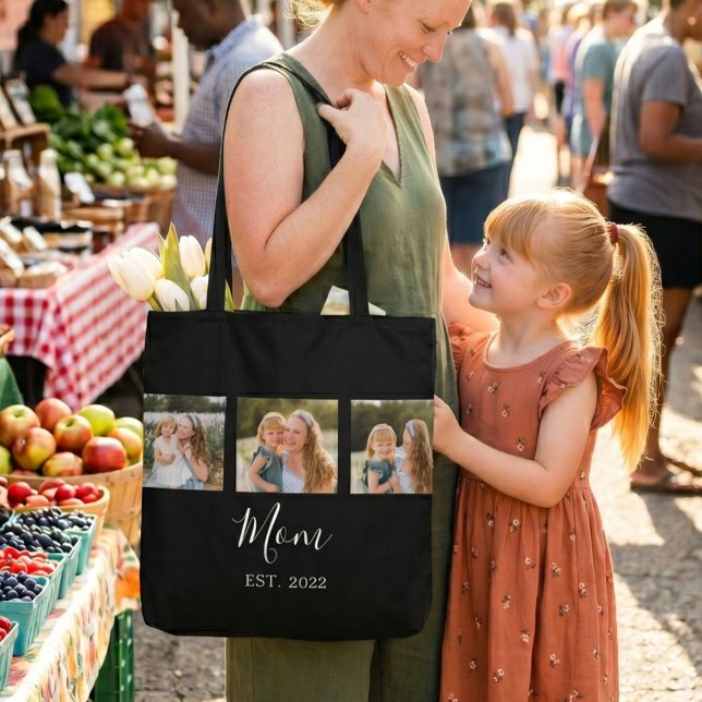 Mama hat Skript Schwarz 3 Foto Tasche (Von Creator hochgeladen)