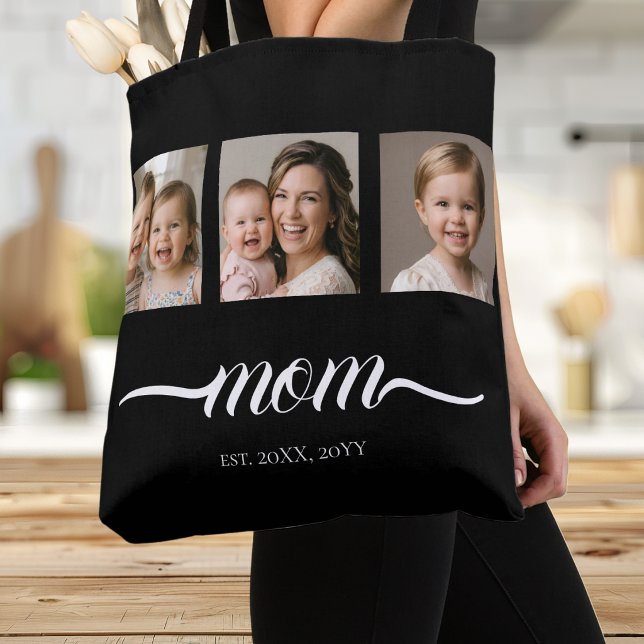 Mama hat Skript Schwarz 3 Foto-Tasche Tasche (Von Creator hochgeladen)