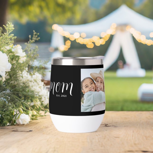 Mama hat Skript Schwarz Foto (Hochzeit)