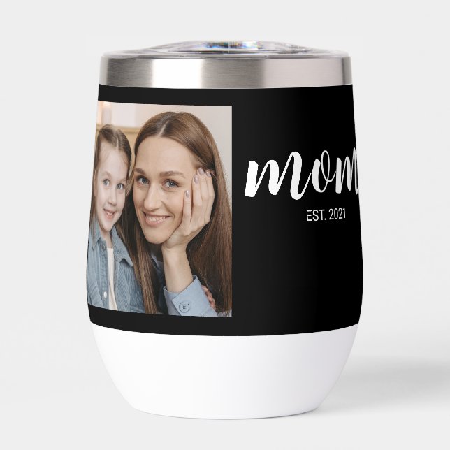 Mama hat Skript Schwarz Foto (Vorderseite)