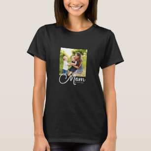 Mama hat Skript Schwarz Foto erstellt T-Shirt