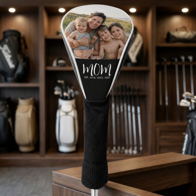 Mama hat Skript Schwarz Foto  Golf Headcover (Von Creator hochgeladen)