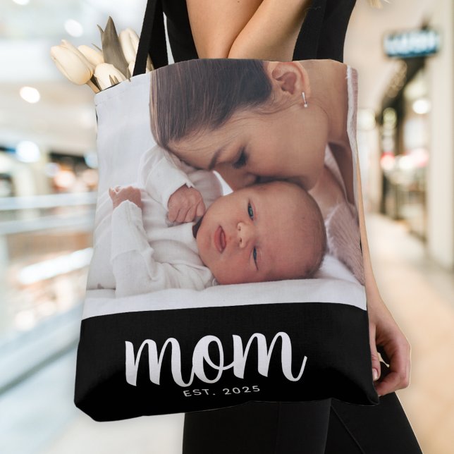 Mama hat Skript Schwarz Foto Tasche (Von Creator hochgeladen)