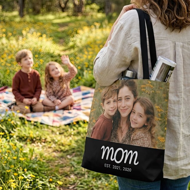 Mama hat Skript Schwarz Foto Tasche (Von Creator hochgeladen)