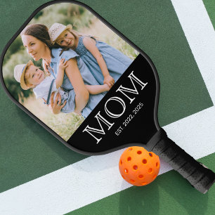 Mama hat Spaßfoto gegründet Pickleball Schläger