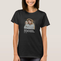 Mama hat Weiß-Schrift-Foto neu Mama