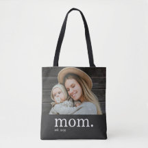 Mama hat Weiß-Schrift-Foto neu Mama