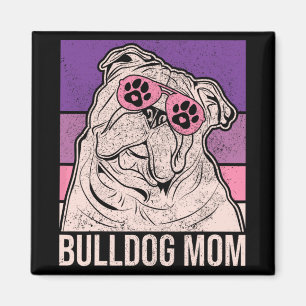 Mama Haustierbesitzer Tierliebhaber Outfit Englisc Magnet