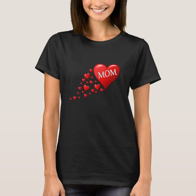 Mama Hearts T - Shirt (Vorderseite)