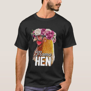 Mama Hen Floral Rhode Island Bauer Gi T-Shirt