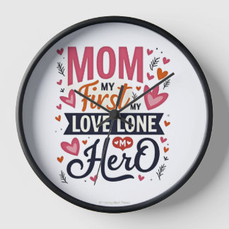 Mama Hero Clock Uhr