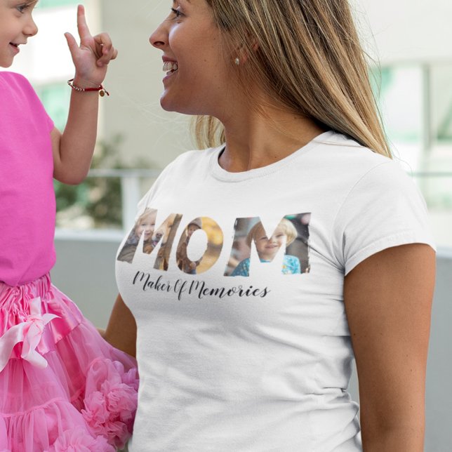 MAMA: Hersteller von Erinnerungen Personalisiert T-Shirt (MOM Maker of Memories T-shirt)
