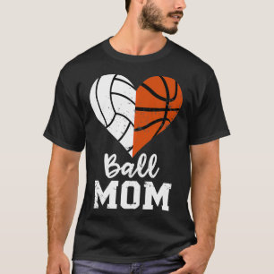 Mama Herzblut Funny Volleyball Basketball Mama T-Shirt