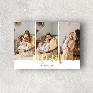 Mama Herzkalligraphie 3 Foto Weiß Foliendrucke