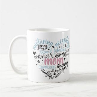 Mama Herzlieben Gekümmert süß, gepflegt Kaffeetasse