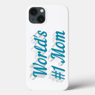 Mama himmelblauer Text iPhone-Hülle Case-Mate iPhone Hülle
