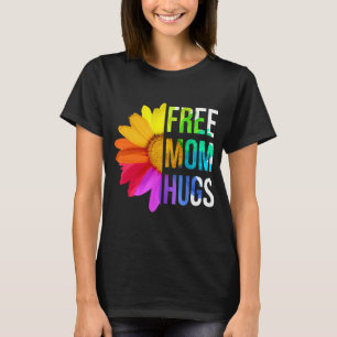 Mama Hugs Gay Pride LGBT Daisy T-Shirt