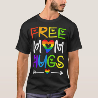 Mama Hugs Rainbow LGBT  T-Shirt
