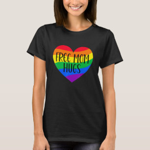 Mama-Hugs-Regenbogen-Halbmonatsflagge T-Shirt
