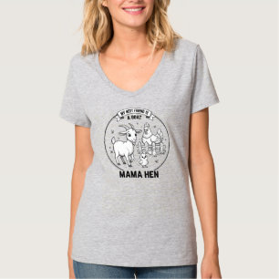 "Mama Huhn & beste Freundin ist eine Ziege" Damen T-Shirt