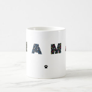 Mama Hund Katzenpfote Kaffeetasse