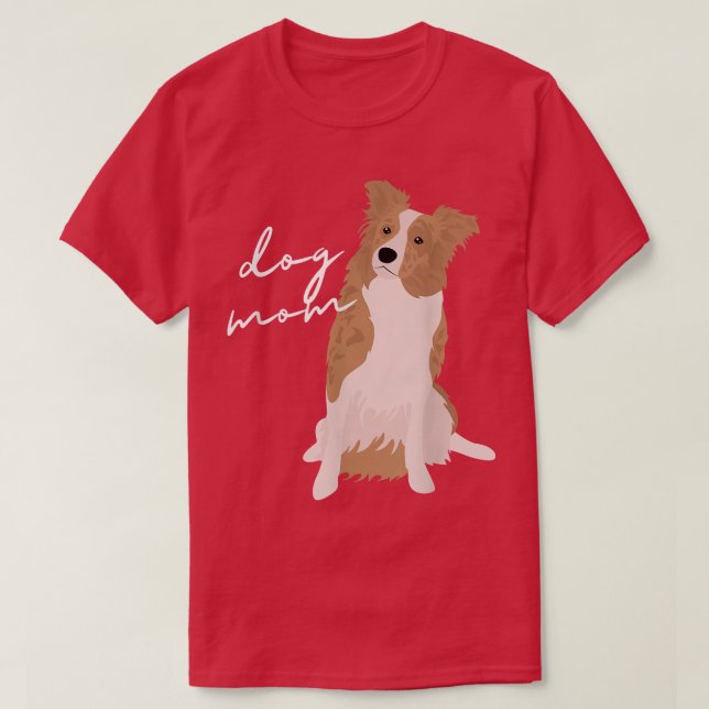 Mama Hund Mama Wo T-Shirt (Design vorne)