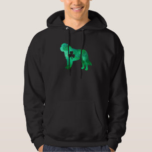 Mama Hund St Patrick's Day Saint Bernard Mama Wo Hoodie